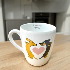 taza salchi amigos