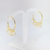 Argola Corações Vazados - comprar online