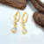 Argolinha Gota Cravejada - comprar online