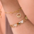 Bracelete Corações Perolados - comprar online