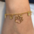 Pulseira Pingentes Patinhas Pet