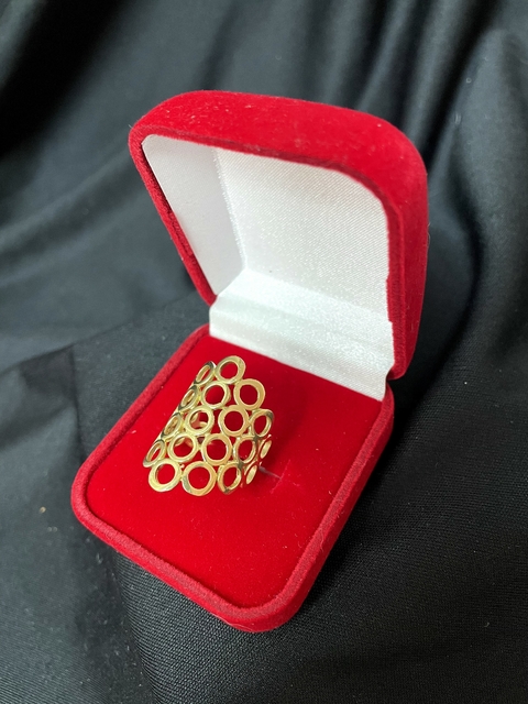 Anel feminino 23 bolhas