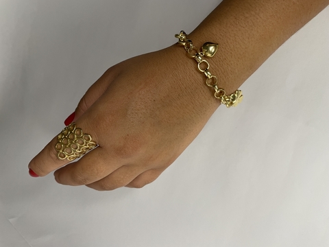 Anel feminino 23 bolhas