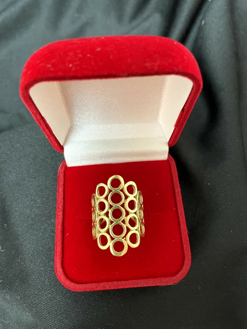 Anel feminino 23 bolhas