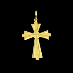 Pingente cruz catolica vazada
