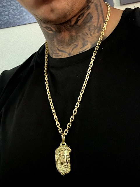 Cordão e pingente cadeado 5 mm Diamantado - comprar online