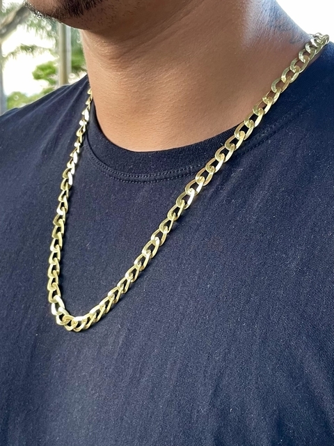 Promoção cordão pulseira e pingente laminado 7m
