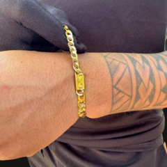 Pulseira laminada 5 mm curto 2024 na internet