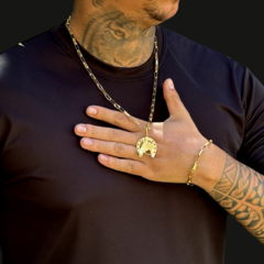 Cordão pulseira e pingente cartier 5 mm - comprar online