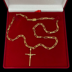 Imagem do Cordão e pingente Cartier Quinado 2 mm