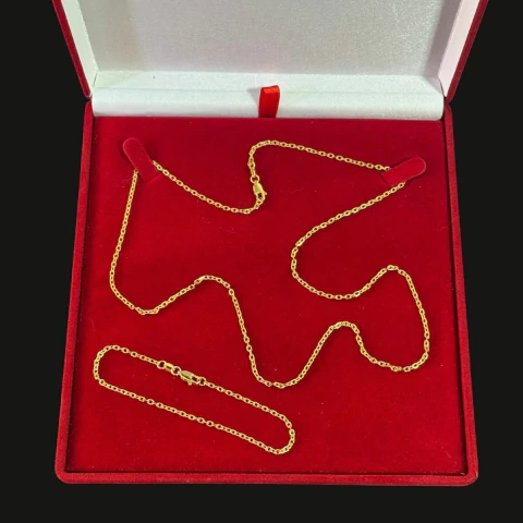 Cordão e Pulseira Cadeado 1 mm - comprar online