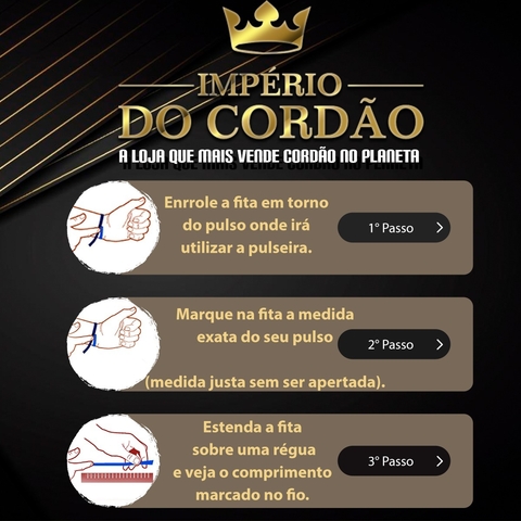 CORDÃO E PULSEIRA LAMINADO 4 mm