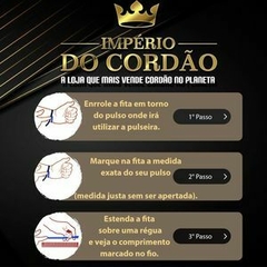 Cordão e Pulseira Piastrine 2 mm - IMPÉRIO DO CORDÃO
