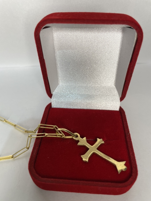 Pingente cruz romana