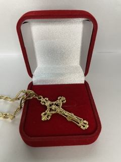 Pingente de cruz vazado - comprar online