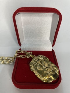 Pingente face de Cristo grande - comprar online
