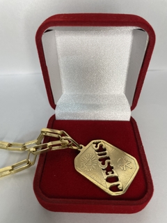 Pingente placa Jesus - comprar online