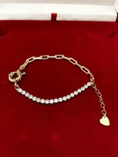 Pulseira feminina cartier reviera banhado a ouro 18k - IMPÉRIO DO CORDÃO