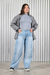 Wide Leg Celeste Rígido CN (46 al 54) - Matilda Talles Reales
