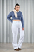 Wide Leg Blanco Elastizado (46 al 54) - tienda online