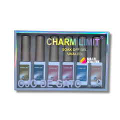 Esmalte ojo de gato Charm limit CRISTAL ARCOIRIS 5ml x6 unidades SERIE A en internet