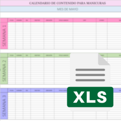 Calendario para poner tu contenido