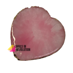 Paleta mezcladora de piedra. FORMA CORAZON