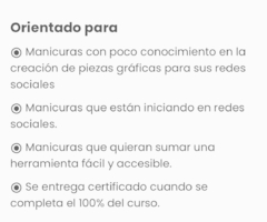Curso online de Canva para Principiantes. Orientado a manicuras en internet