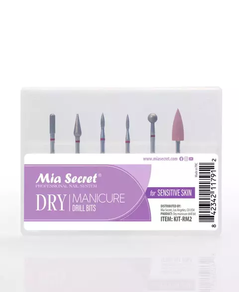 Kit fresas para Manicura Rusa Piel Sensible Mia Secret - comprar online