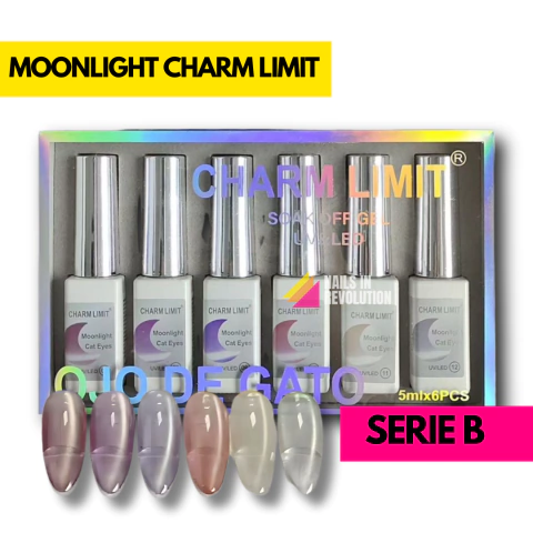 Esmalte ojo de gato Charm limit moonlight 5ml x6 unidades SERIE B - comprar online