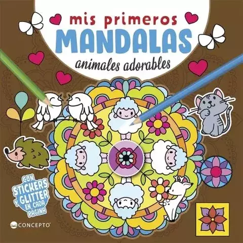 Animales adorables - Mis primeros mandalas con stickers