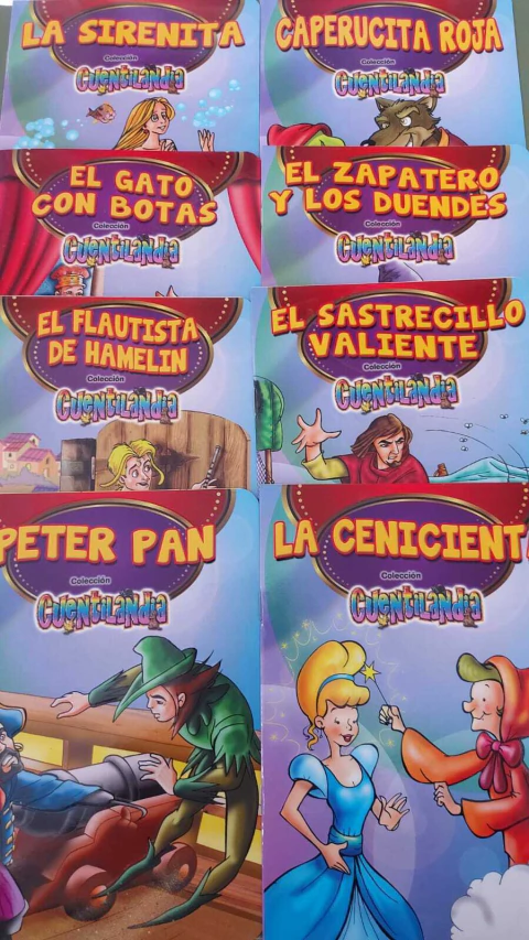 Pack Cuentilandia Nro. 2 x 8 titulos