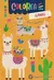 Minilibros para pintar - Llamas