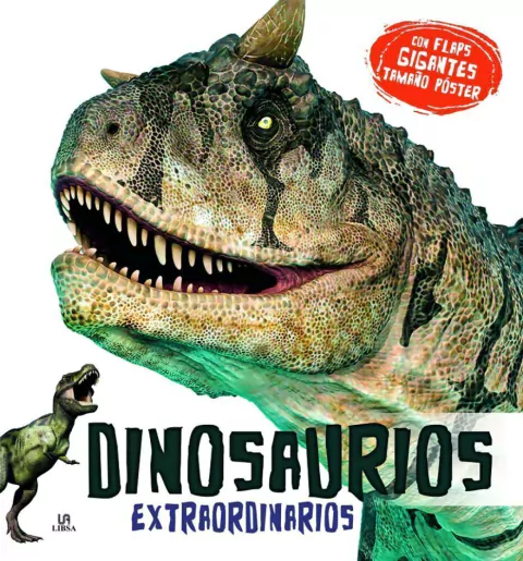Dinosaurios extraordinarios - Hojas duras y flaps gigantes tamaño poster