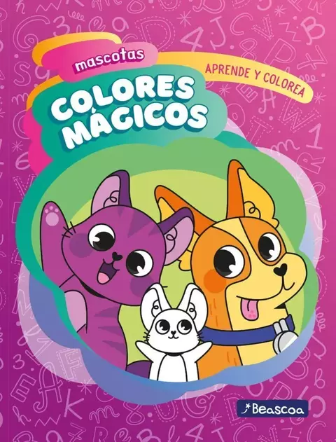 Kawaii - Colorea y aprende: letras en imprenta mayúscula