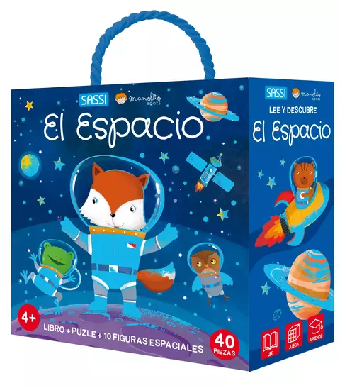 El Espacio - Libro + Puzle 40 piezas + 10 Figuras espaciales