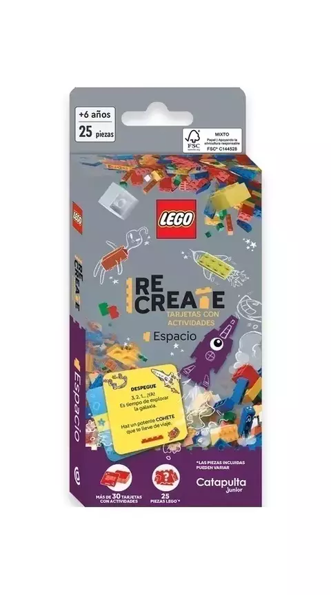 Lego Recreate: Tarjetas con actividades: Espacio