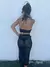 FALDA NEGRA CROCHETTE - comprar online