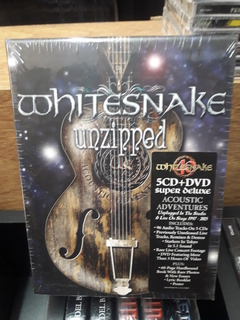 Whitesnake - Unzipped Acoustic Adventures Unplugged In The Studio Live On Stage 1997 -2015 5 CD´S + DVD
