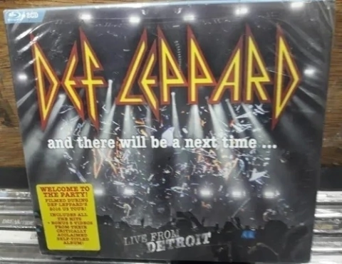 Def Leppard - And There Will Be A Next Time Live From Detroit 2 CD´S + Blu - Ray