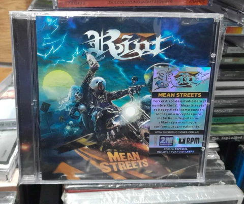 Riot V Mean Streets ED LIMITADA INCLUYE PUA + 3 STICKERS