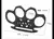 MANOPLA DEFENSA CALAVERA METÁLICA（903-M） - comprar online