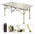 Mesa Camping Balcón Jardín Exterior Plegable Portátil Metal Arena