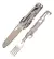 Cubiertos Set Tenedor Cuchillo Plegable Camping Outoor Acero - tienda online