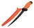 Cuchillo De Filetear Semi Curvo Con Funda Traba Hoja 15 Cm
