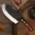 Cuchillo Cocina - Serbio - Vaina Cuero - Chef - Bushcraft
