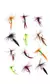 Set De 12 Señuelos Mosca Para Pesca - comprar online