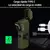 Linterna Recargable Portátil D51 Encendedor Y Clip Verde OD