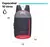 Mochila Negro/Rojo Running 10 Litros Everlast - Elite Store 