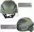 Imagen de Casco Mitch Verde Ajustable Picatiny
